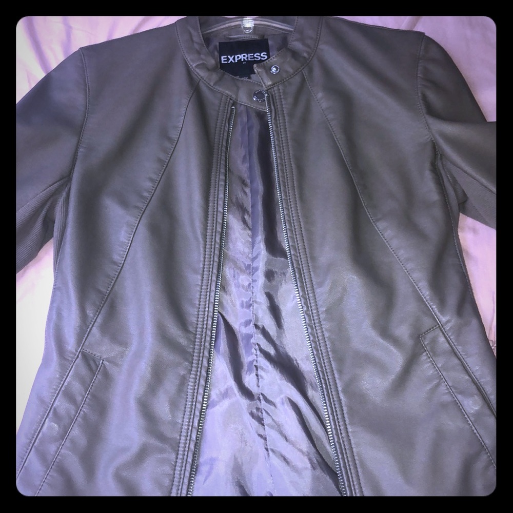 Express leather jacket
